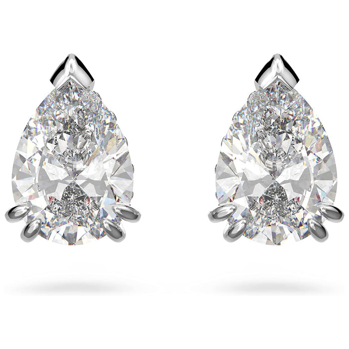 Swarovski Womens Millenia Crystal Jewelry Collection Clear Trilliant & Pear Cut Crystals Rhodium Tone Finish Earring - 5636713