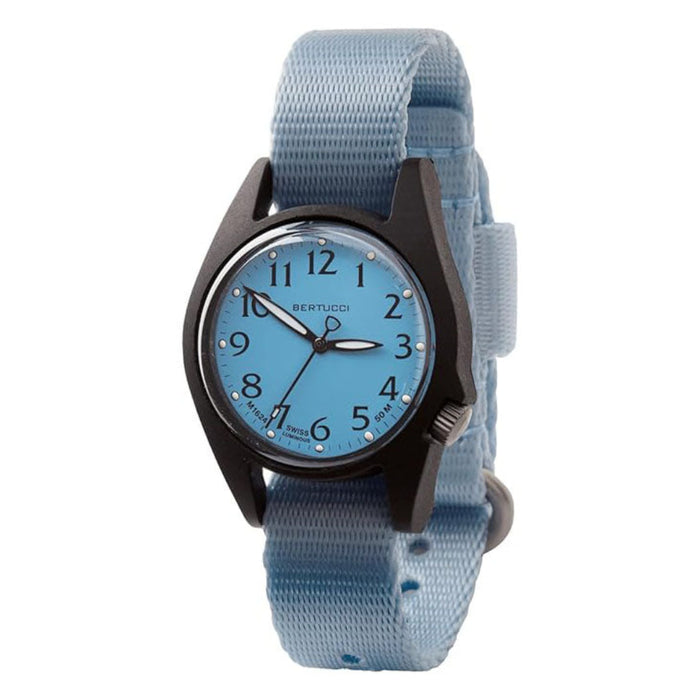 Bertucci Women's Aquamarine Dial Aquamarine Comfort Webb Band Analog Japanese Quartz Watch - 18510