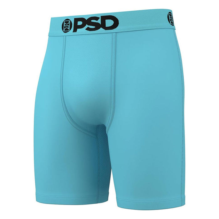 PSD Men's Light Blue Caribbean Sld Boxer Briefs Medium Underwear - 224180097-LTB-M