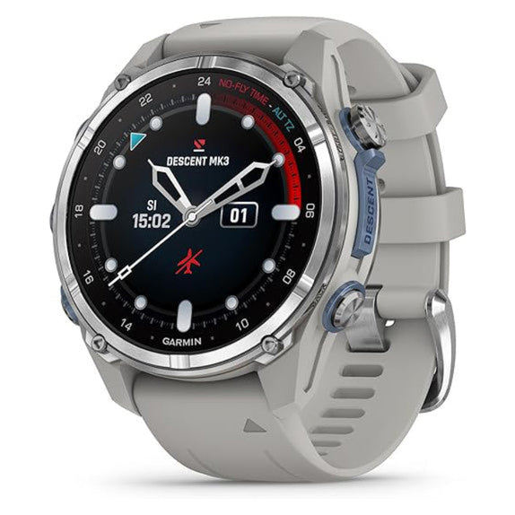 Garmin Unisex Fog Gray Descent Dive Computer and Multisport GPS Smartw ...