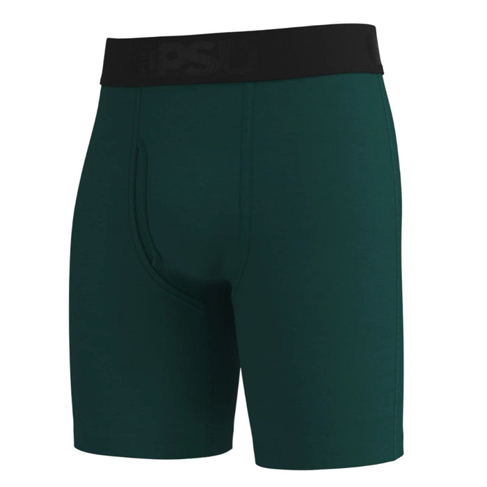 PSD Men's Deep Green Solid Luxe Modal Boxer Briefs Medium Underwear - 325180099-GRN-M