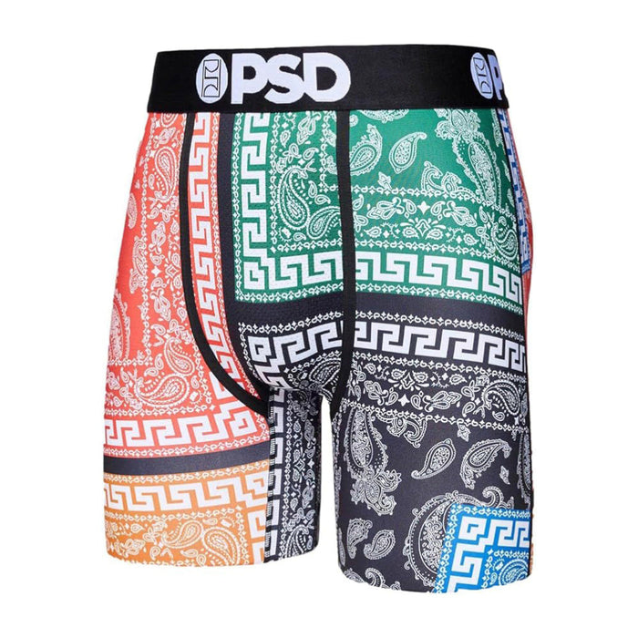 PSD Men's Multicolor Rich Meander Lux Boxer Briefs Extra Large Underwear - 322180041-MUL-XL