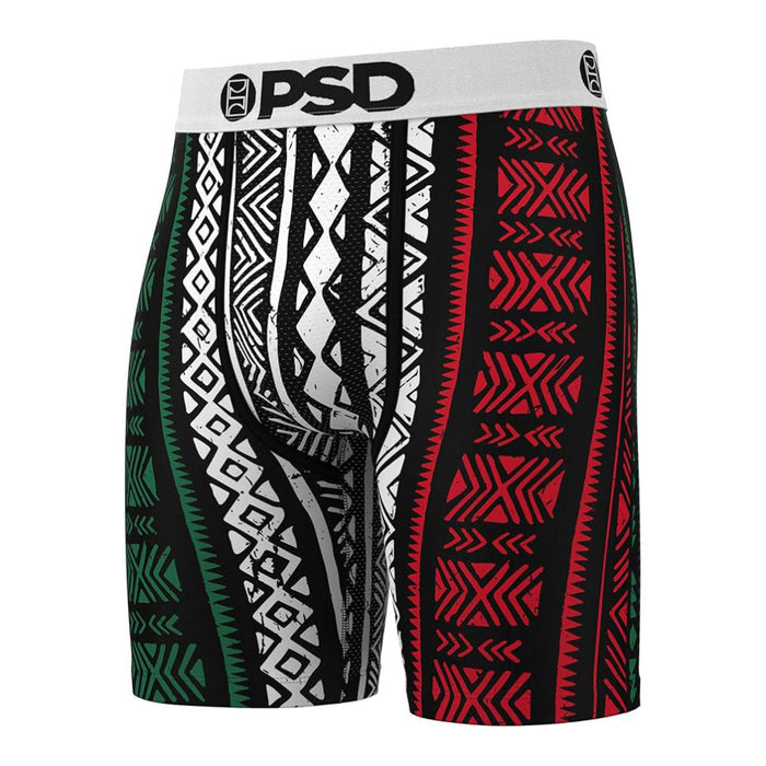 PSD Men's Multicolor Mex Boxer Briefs Small Underwear - 324180082-MUL-S