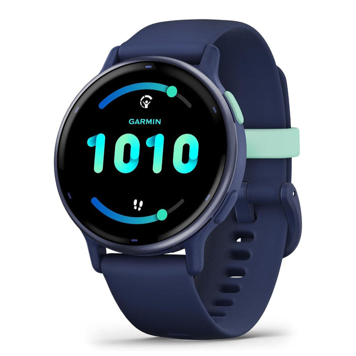 Garmin vivoactive 5 Navy Health and Fitness with AMOLED Display Up to 11 Days of Battery Life GPS Smartwatch - 010-02862-12