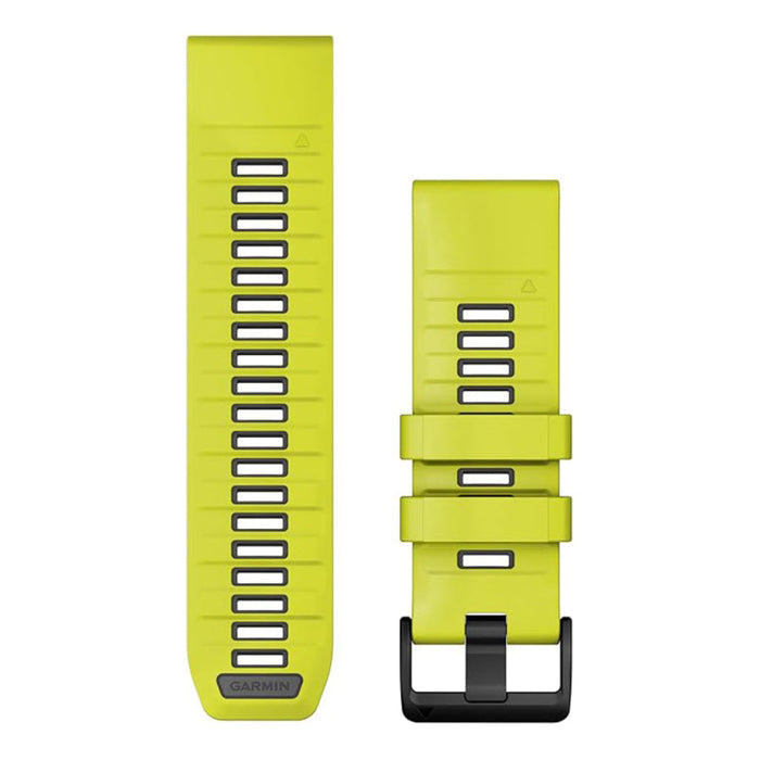 Garmin Unisex Amp Yellow/Graphite Silicone 26MM QuickFit Watch Band - 010-13393-08