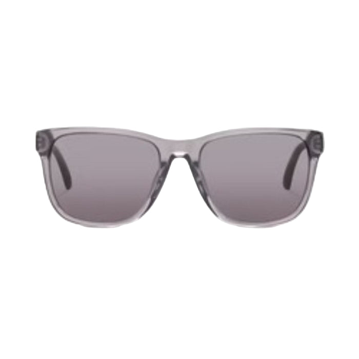 TOMS Unisex Smoke Grey Crystal Frame Caramel Striated Lens Austin Rectangular Sunglasses - 10017415