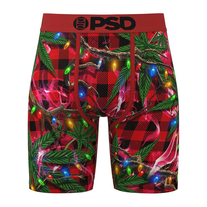 PSD Men's Multicolor Christmas Chronic Boxer Briefs Medium Underwear - 424180073-MUL-M