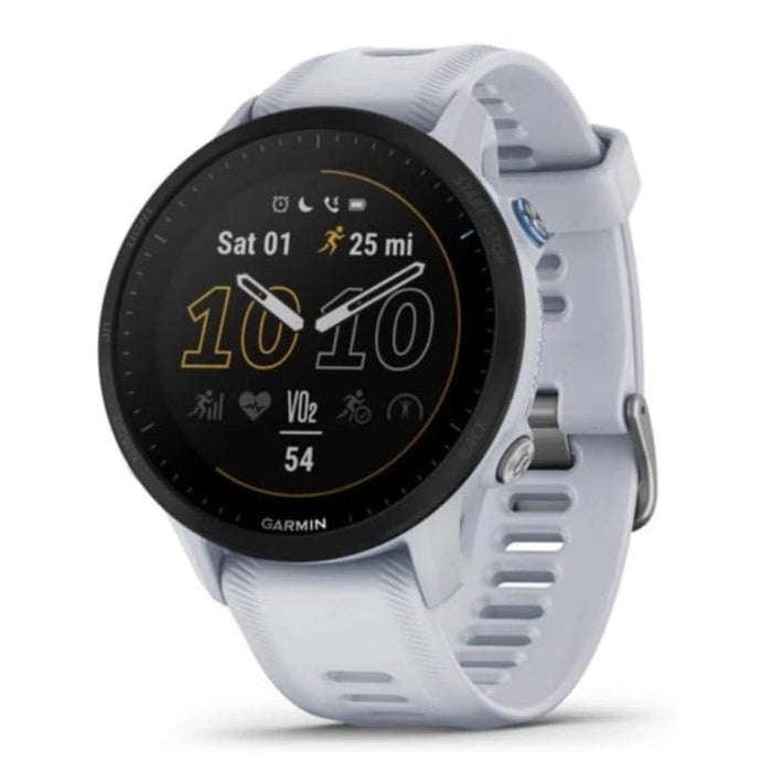 Garmin Forerunner 955 Whitestone Tailored to Triathlete, Long-Lasting Battery GPS Running Smartwatch -  010-02638-11