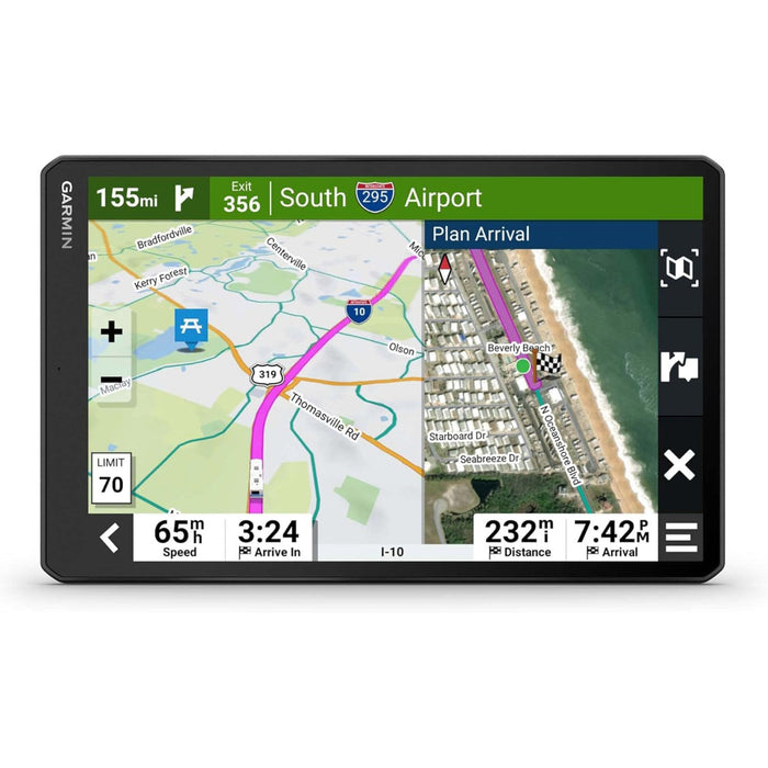 Garmin RV 895 Unisex Black 8-Inch RV MT-S GPS Navigator - 010-02748-00