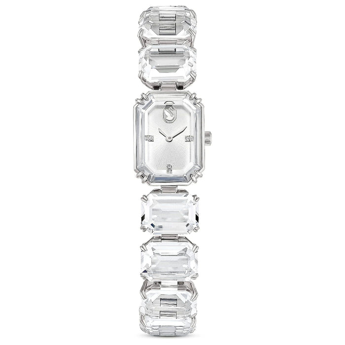 Swarovski Millenia Women's White Dial Silver Band Analog Swiss Quartz Watch - 5621173