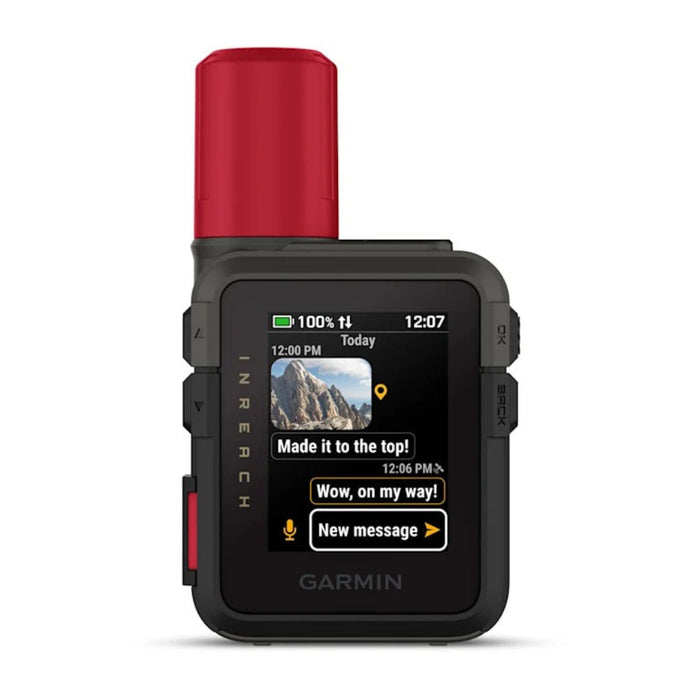 Garmin Unisex Black Rugged Global Satellite Communicator With Touchscreen Texting Photo & Voice Messaging Emergency SOS Messages & Battery Up To 350 Hours With 10-min InReach® Tracking Handheld GPS Units - 010-03387-10