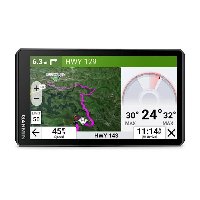 Garmin Unisex Black Lean Angles Custom Route Planning Adventurous Navigation Group Rides Garmin Performance Package Plan Option for Drag Racing Timer and Lap time Review 6-inch Rugged Motorcycle GPS - 010-03861-00