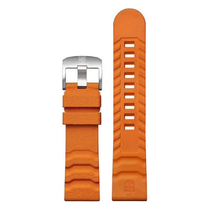 Luminox Men's Orange Rubber 24MM Watch Band - FPX.3800.35Q.K