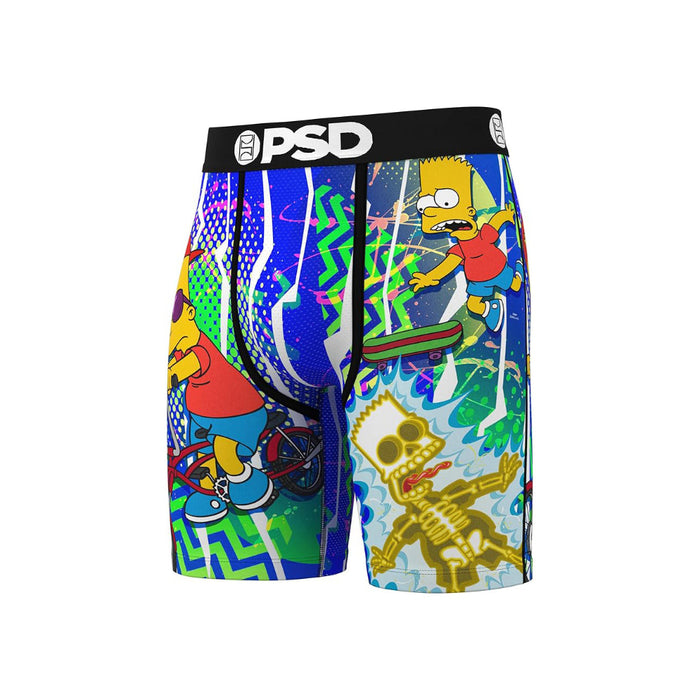 PSD Men's Multicolor Bart Vibes Boxer Briefs Large Underwear - 125180146-MUL-L