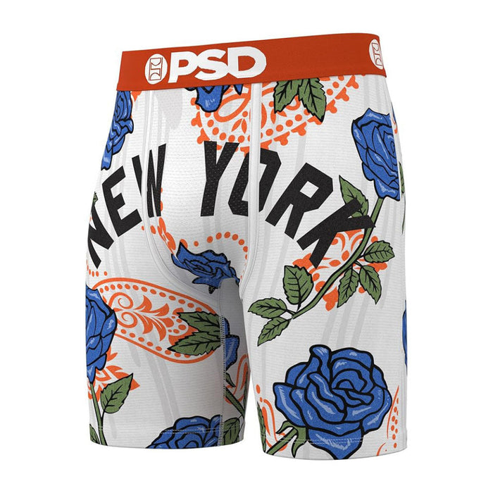 PSD Men's Multicolor New York Roses Boxer Briefs Small Underwear - 325180092-MUL-S