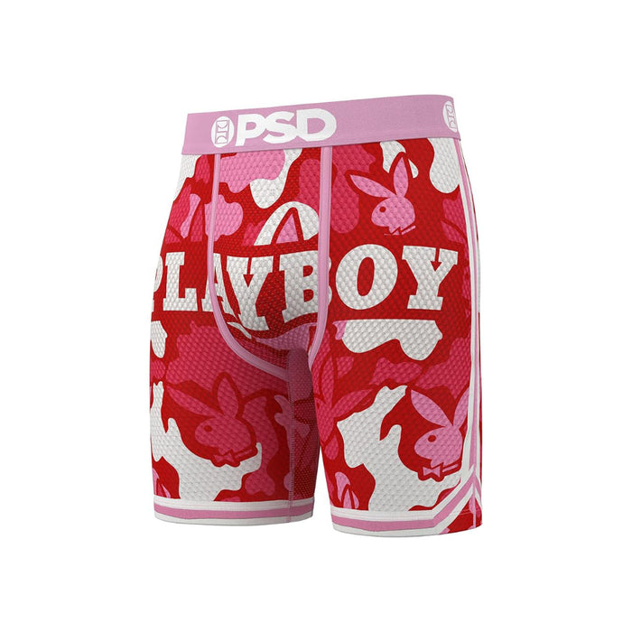 PSD Men's Multicolor Playboy Love Camo Boxer Briefs Medium Underwear - 125180148-MUL-M