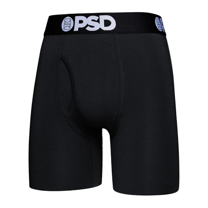 PSD Men's Black Modal 7 Inch Inseam Moisture-Wicking Boxer Briefs Medium Underwear - 32218066-BLK-M