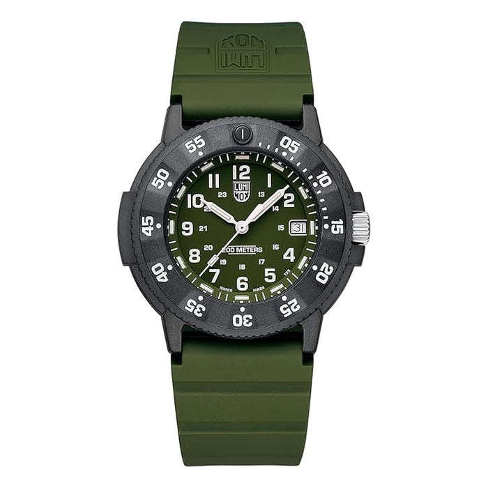 Luminox Men's Green Dial Green Band Analog Swiss Quartz Watch - XS.3013.EVO.S