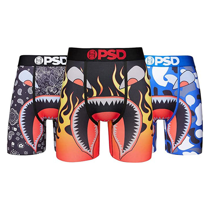 PSD Men's Multicolor Warface 3 3-Pack Boxer Brief Underwear - 42218012 —  WatchCo