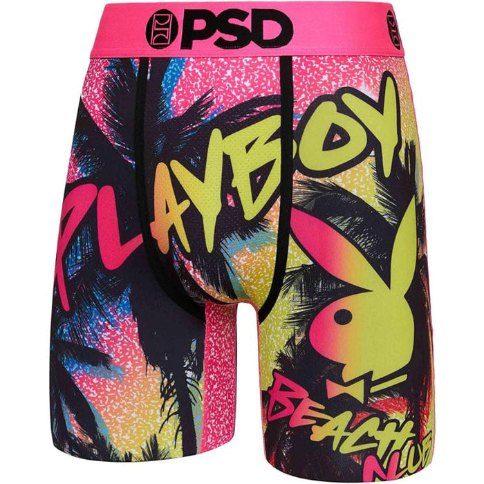 PSD Men's Multicolor Playboy Beach Club Boxer Briefs Medium Underwear - 124180093-MUL-M