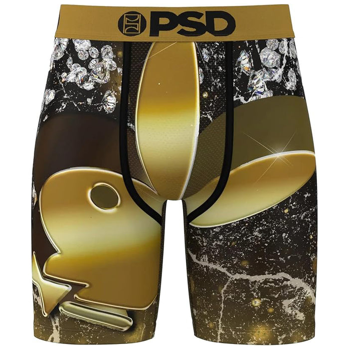 PSD Men's Multicolor Solid Gold Boxer Briefs Extra Large Underwear - 224180101-MUL-XL