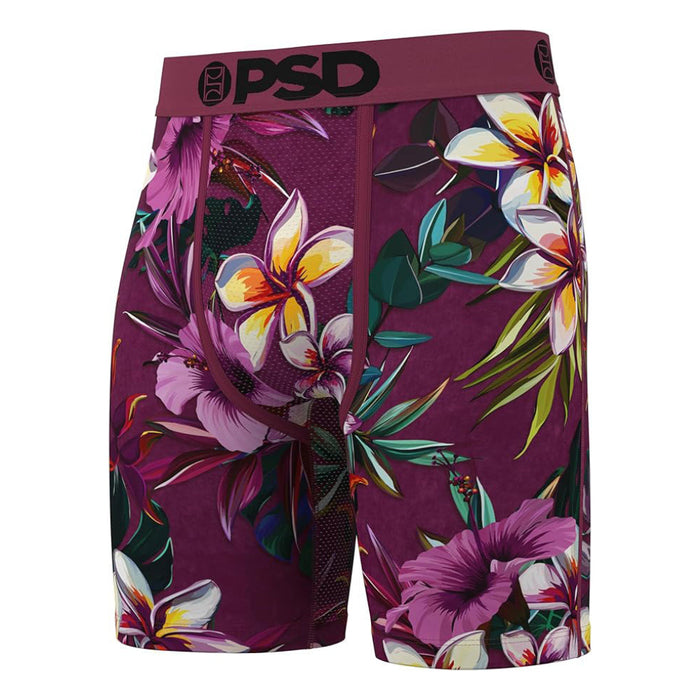 PSD Men's Multicolor Plumeria Boxer Briefs XX-Large Underwear - 425180042-MUL-XXL