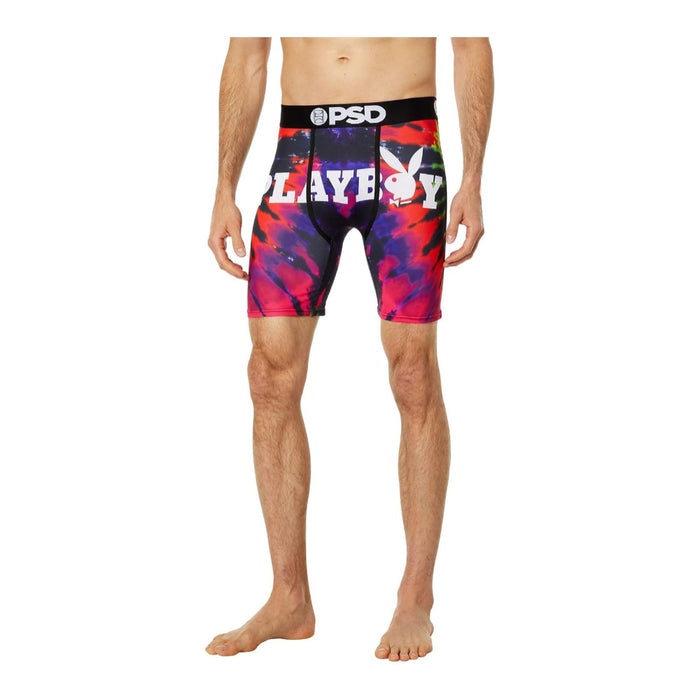 PSD Men's Multicolor Playboy Psych Dye Boxer Briefs Small Underwear - 123180004-MUL-S