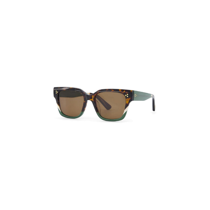 TOMS Women's Seaweed Lamination Solid Brown Madison Square Sunglasses - 10021686