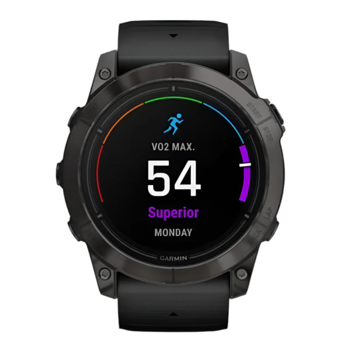 Garmin epix Pro (Gen 2) Sapphire Edition 51mm Black Advanced Training Technology Built-in Flashlight High Performance Smartwatch - 010-02804-00