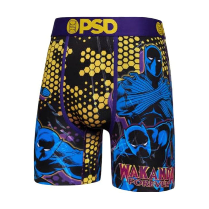 PSD Men's Multicolor Black Panther Boxer Briefs Medium Underwear - 224180145-MUL-M