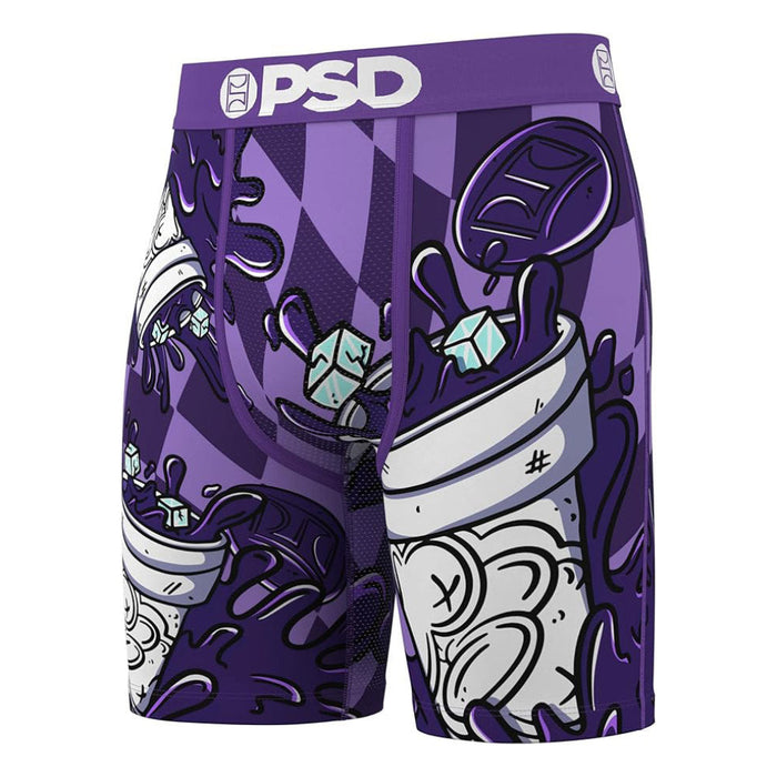 PSD Men's Multicolor Purp Drank Boxer Briefs Small Underwear - 425180093-MUL-S