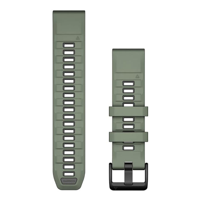 Garmin Unisex Willow/Graphite Silicone 22MM QuickFit Watch Band - 010-13392-04