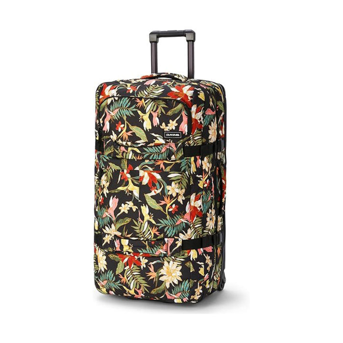Dakine Unisex Sunset Bloom 110L One Size Split Roller Luggage Bag - 10002942-SUNSETBLOOM/WHITE