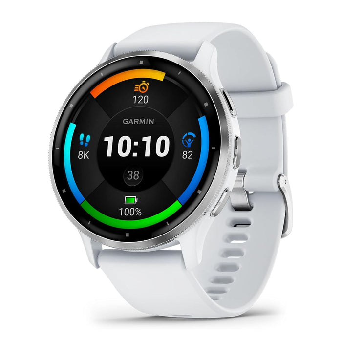 Garmin Venu 3 Whitestone AMOLED Display Advanced Health and Fitness Features Up to 14 Days of Battery GPS Smartwatch - 010-02784-00