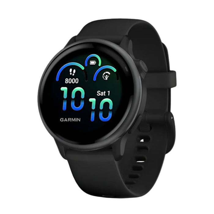 Garmin vívoactive® 6 Unisex AMOLED Display Up To 11 Days Of Battery Slate With Black Band Health And Fitness GPS Smartwatch - 010-02985-00