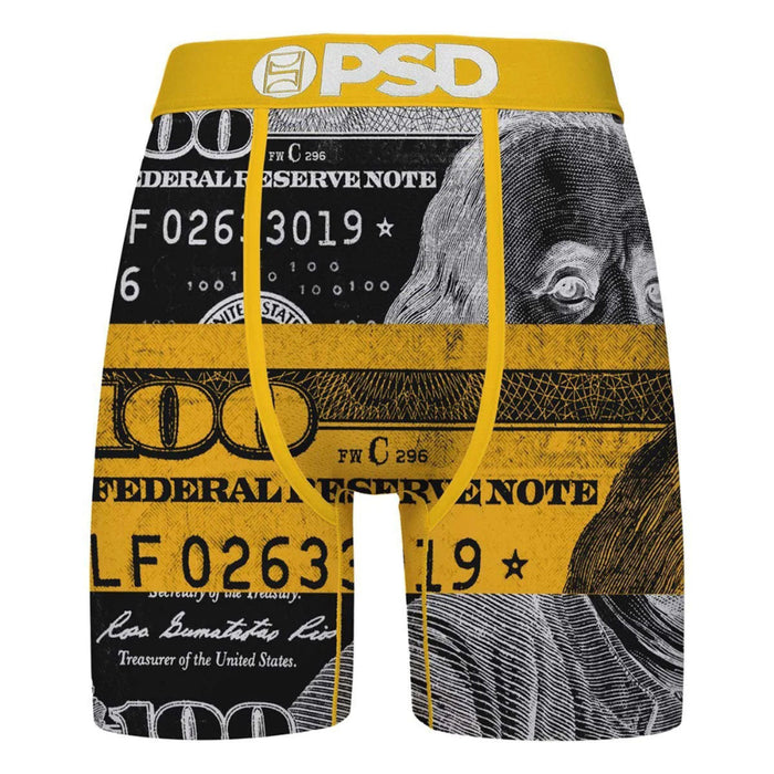 PSD Men's Multicolor Beniji Gold Boxer Briefs Small Underwear - 324180253-MUL-S