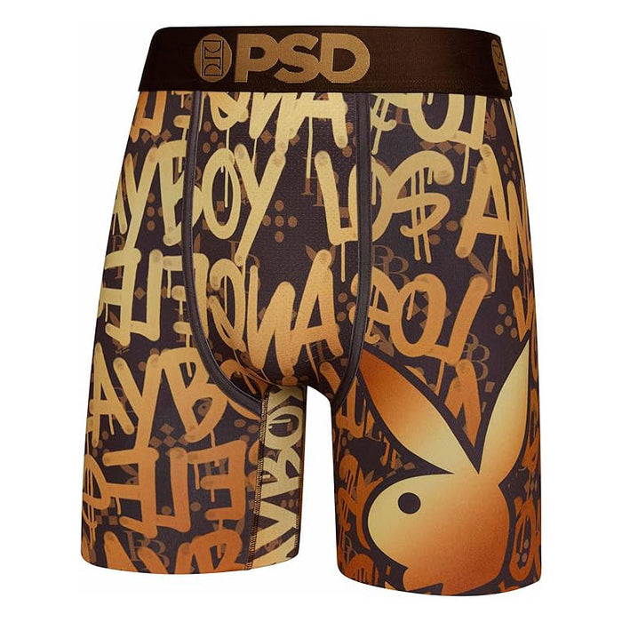 PSD Men's Multicolor Playboy Graffiti Luxe Boxer Briefs Underwear - 423180061-MUL