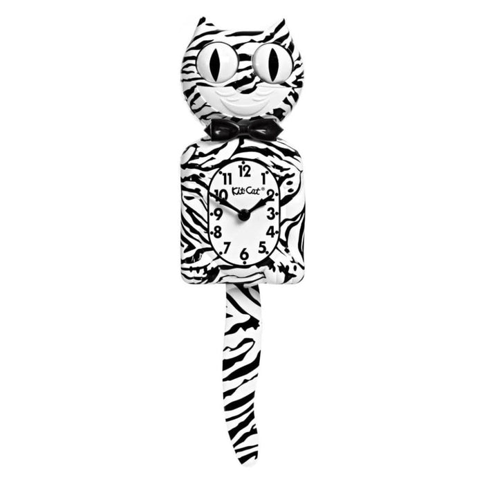 Kit Cat Klock Kid Colonial White Tiger Wall Clock - EP-2