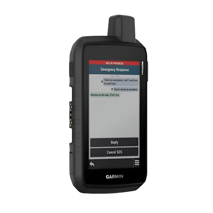 Garmin Montana® 710i Unisex Black Satellite Imagery And Maps For Routing On Roads Or Trails Rugged GPS Handheld Navigator With Built-in InReach® Technology For SOS And 2-way Texts In Remote Areas - 010-02964-00