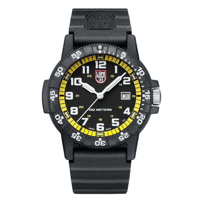 Luminox Unisex Black Dial Rubber Band Analog Quartz Watch - XS.0325