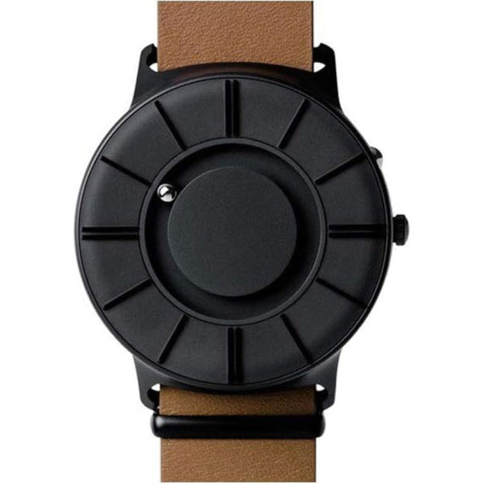 Eone Unisex Black Dial Tan Leather Band Analog Bradley Apex Swiss Quartz Watch - APEX-L-TAN