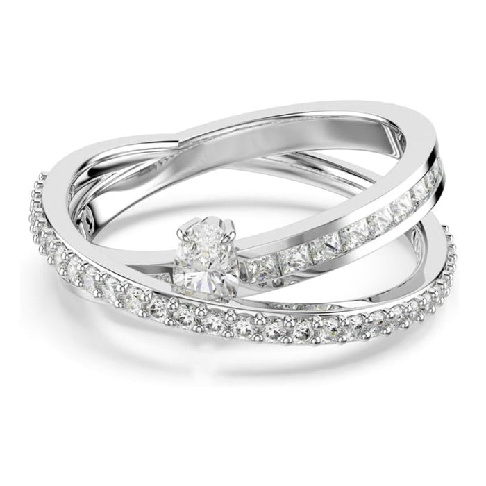 Swarovski Women's Clear Cubic Zirconia Size 9 Hyperbola Ring - 5691232