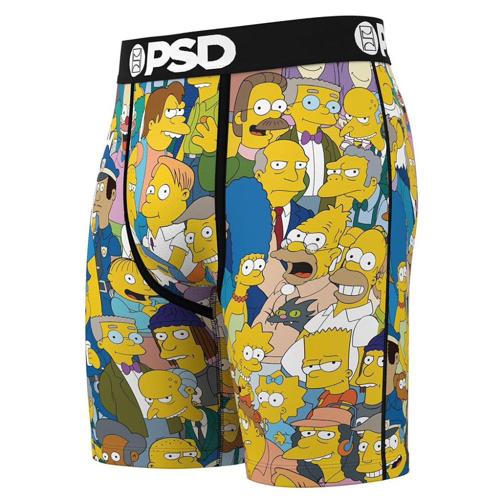 PSD Men's Multicolor Simpsons Squad Boxer Briefs Extra Large Underwear ...