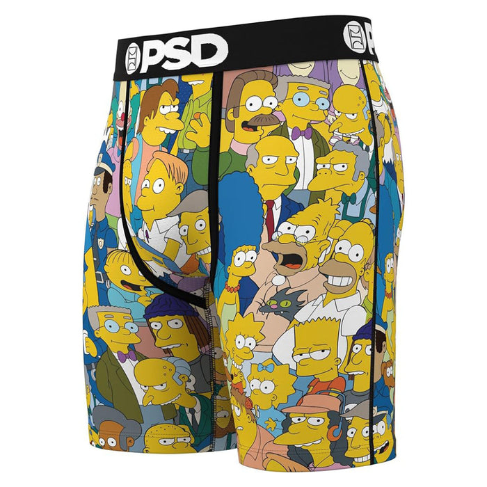 PSD Men's Multicolor Simpsons Squad Boxer Briefs Extra Large Underwear - 224180106-MUL-XL