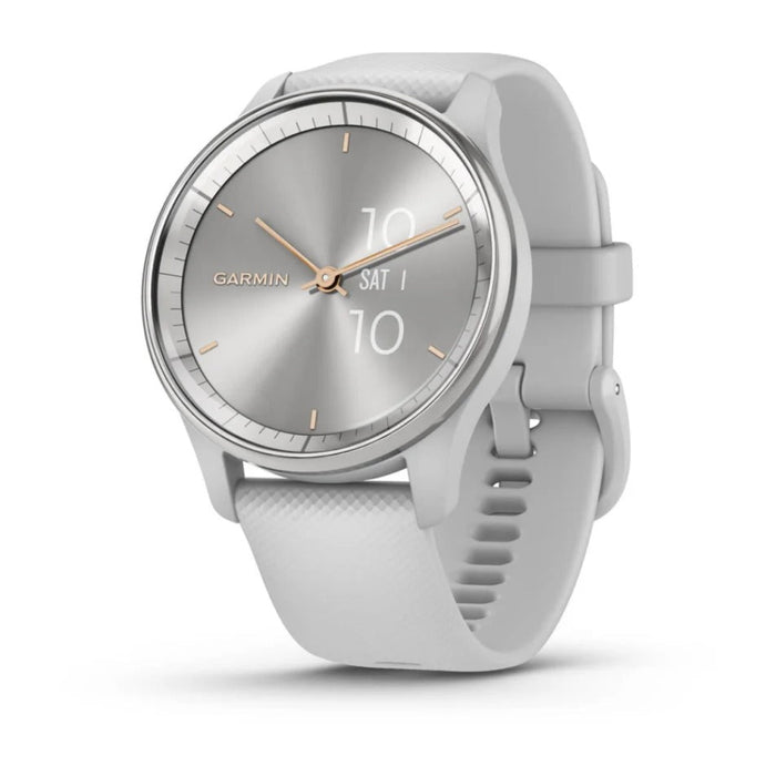 Garmin Vivomove Trend Mist Gray Dial Long-Lasting Battery Life Dynamic Watch Hands and Touchscreen Display Stylish Hybrid Smartwatch - 010-02665-03