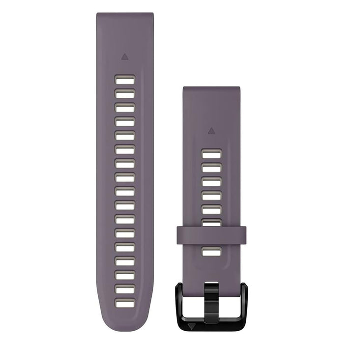 Garmin QuickFit Deep Orchid/Light Sand 20 mm Silicone Watch Band - 010-13279-06