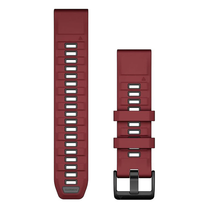 Garmin Unisex Marsala/Graphite Silicone 22MM QuickFit Watch Band - 010-13392-06