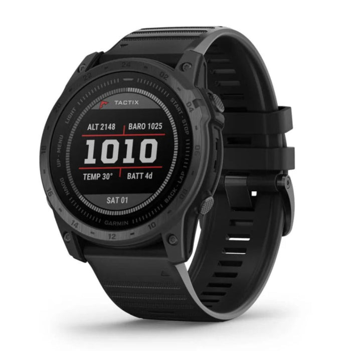Garmin tactix 7 Standard Edition Silicone Band Ruggedly Built Premium Tactical GPS Smart Watch - 010-02704-00
