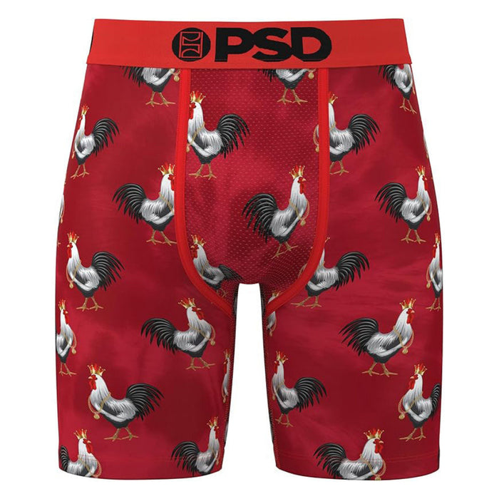 PSD Men's Multicolor Cocky Af Red Boxer Briefs Large Underwear - 324180126-MUL-L