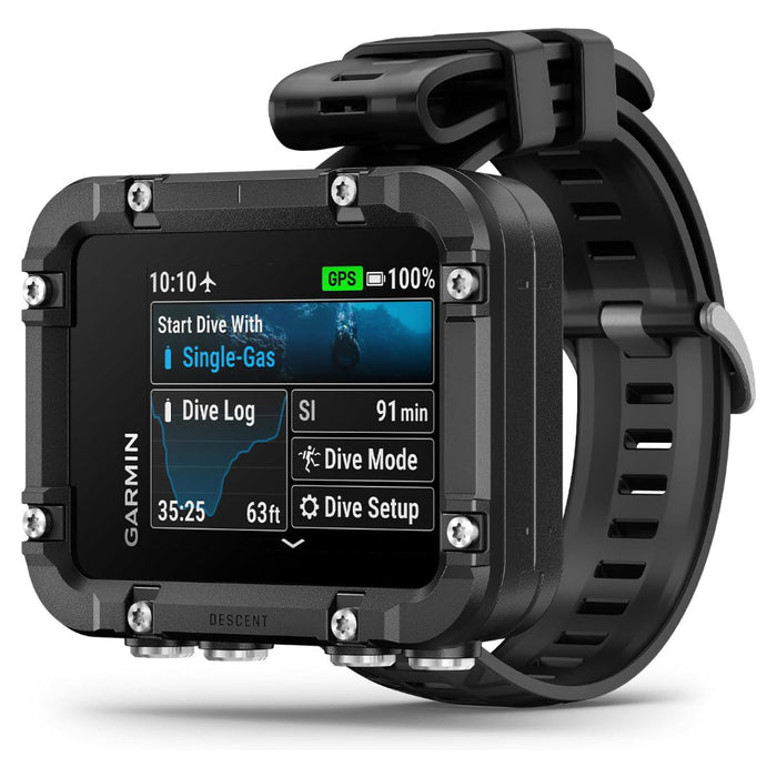 Garmin Descent™ X30 Unisex Black Surface GPS Button Controls Vibrant 2.4-inch Color Display Up To 30 Hours Of Battery Life Rugged Dive Computer - 010-03892-00